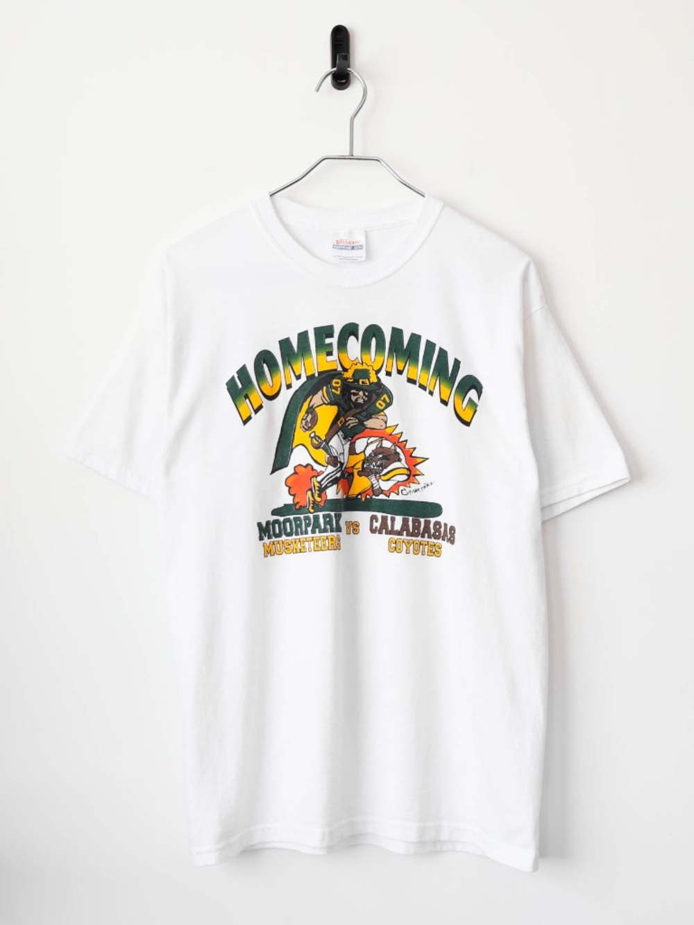 Awesome Vintage Calabasas High School Moorpark Football Homecoming Shirt